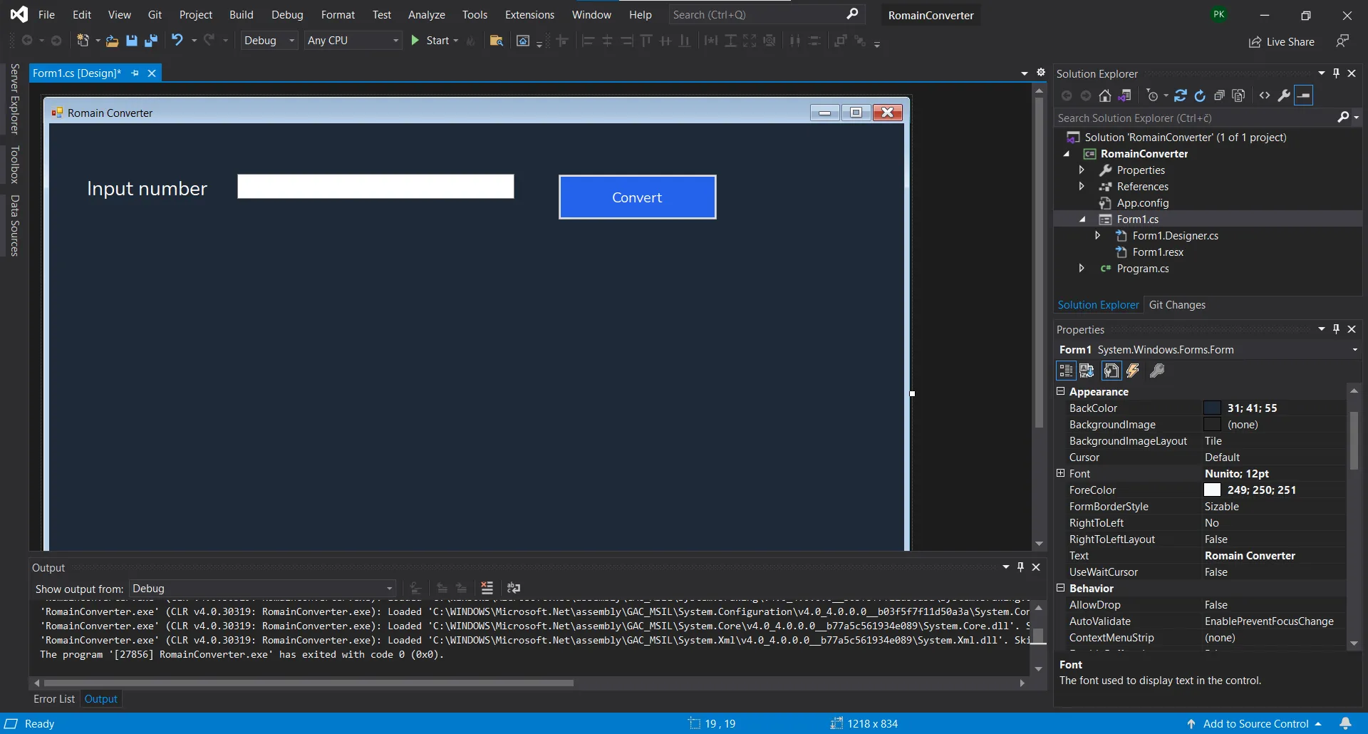 App UI